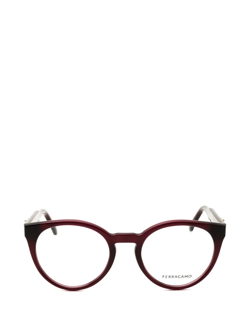 Ferragamo round-frame glasses - Viola