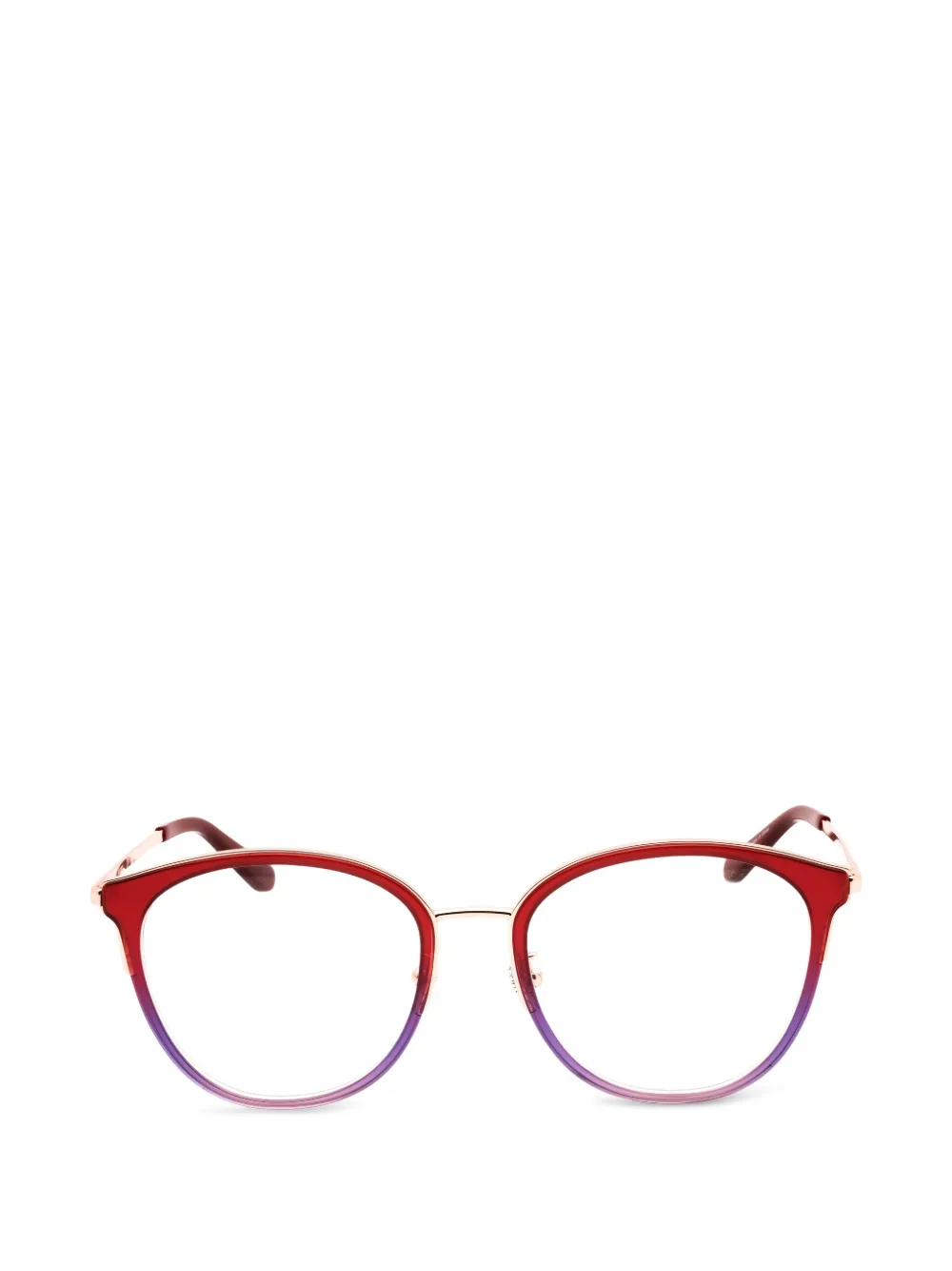 GUESS EYEWEAR round-frame glasses - Rosa