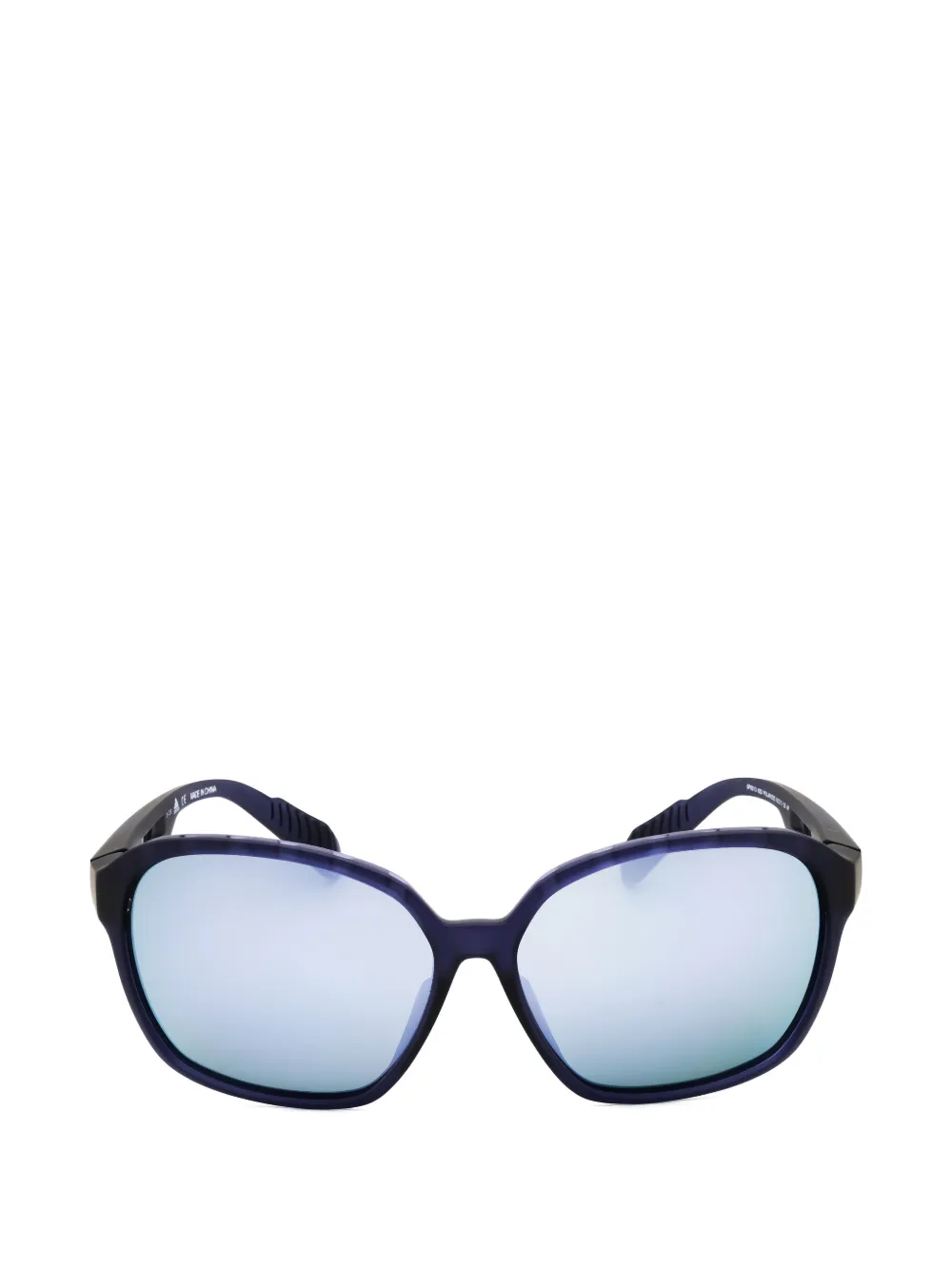 adidas wraparound-frame sunglasses - Blu