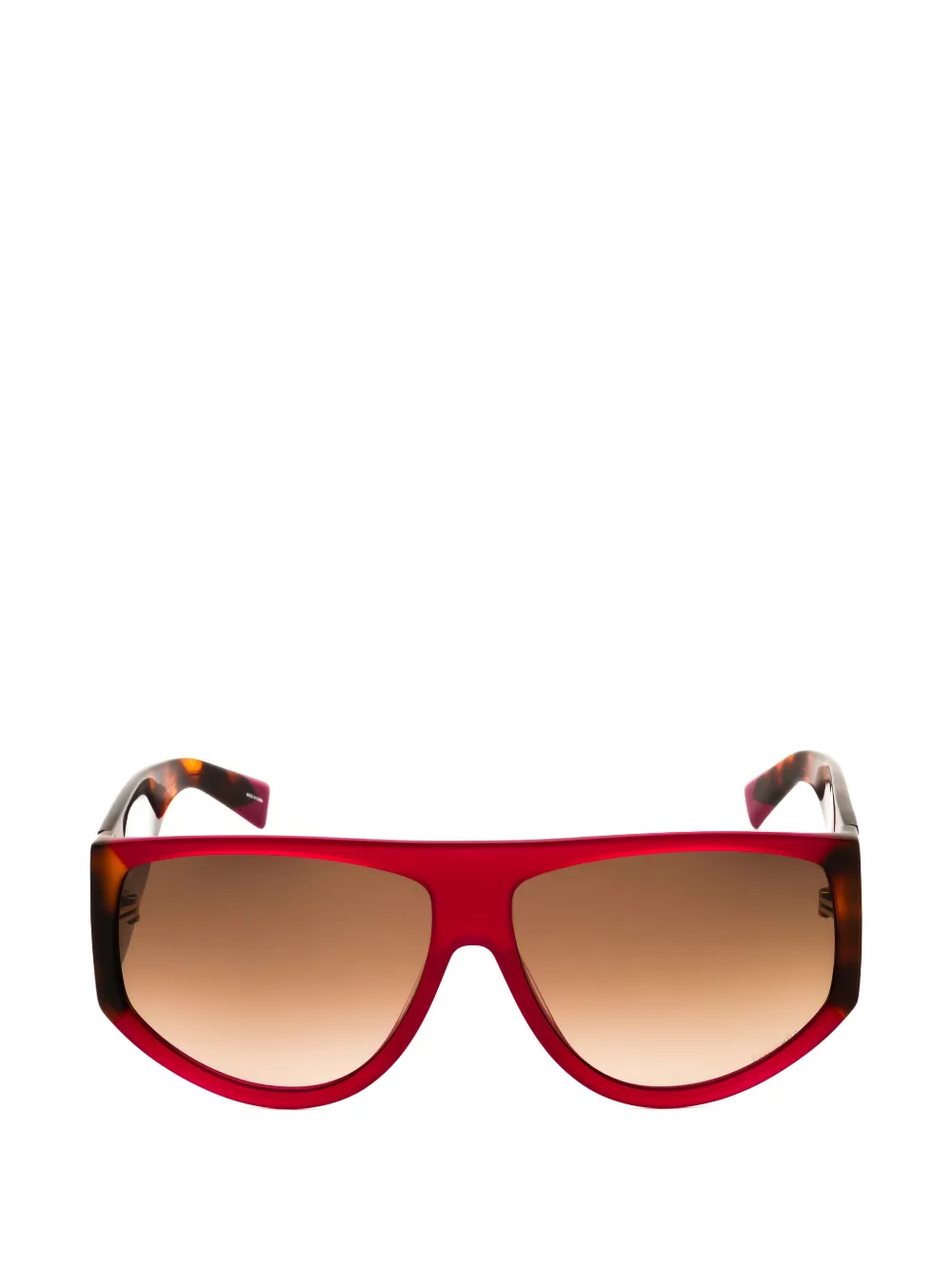 MISSONI EYEWEAR tortoiseshell-effect geometric-frame sunglasses
