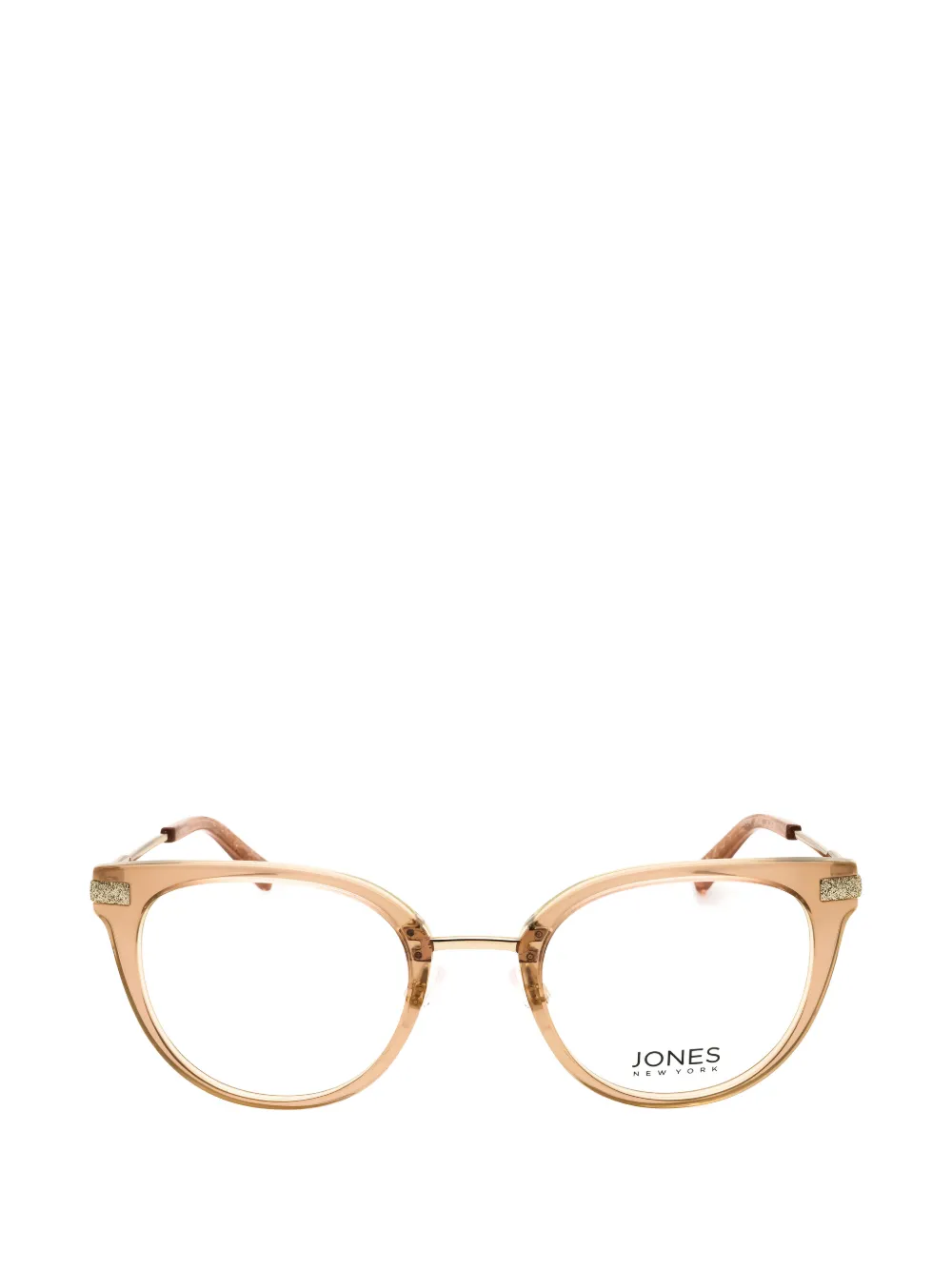 Jones New York glitter-detail round-frame glasses