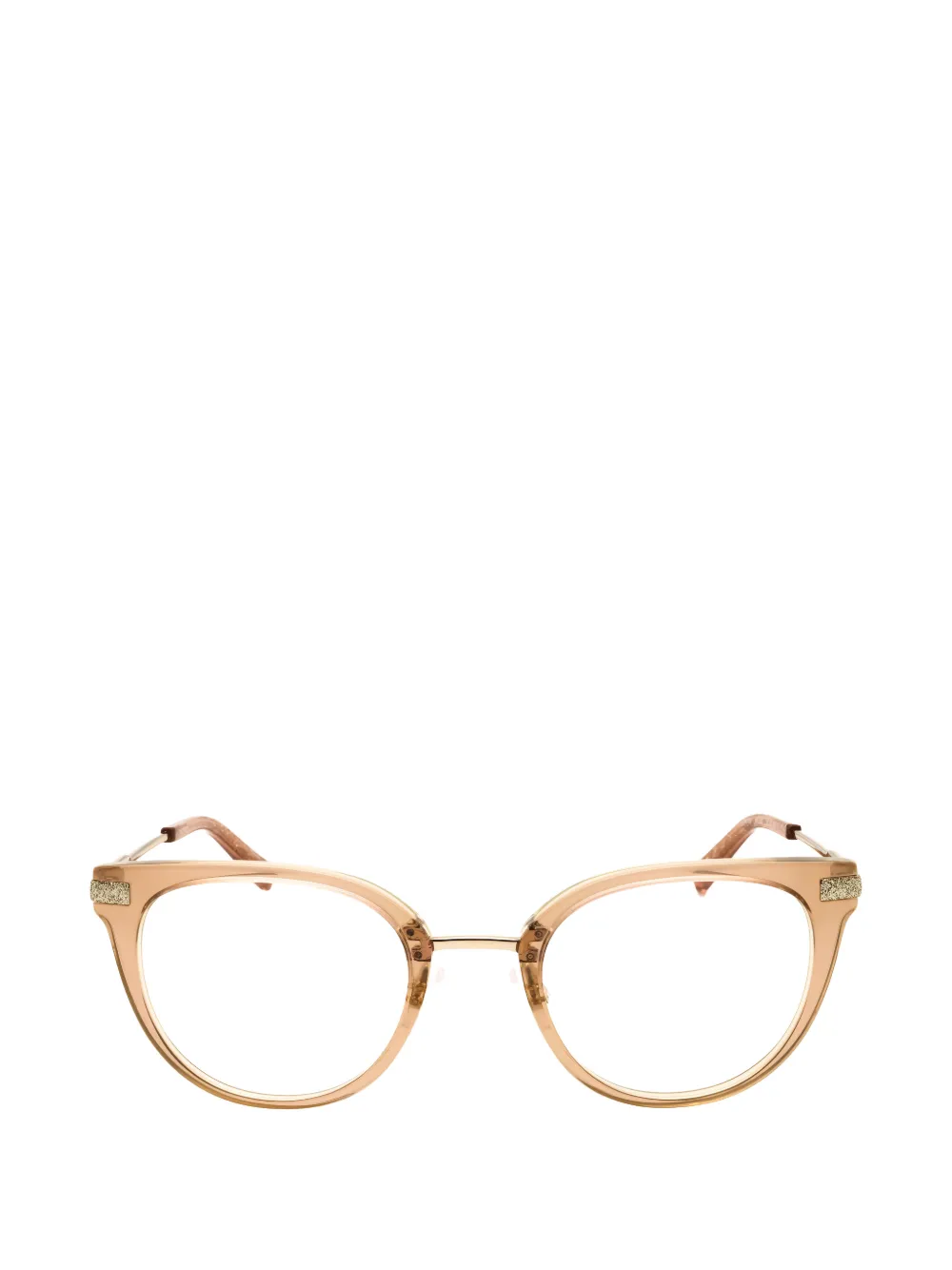 Jones New York glitter-detail round-frame glasses