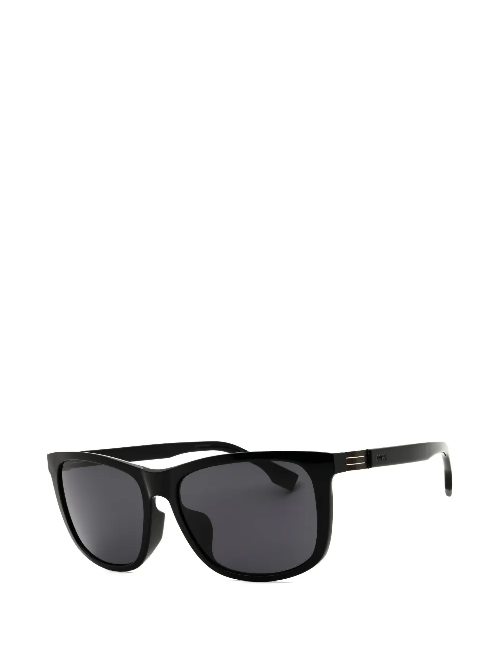 BOSS rectangle-frame sunglasses Zwart