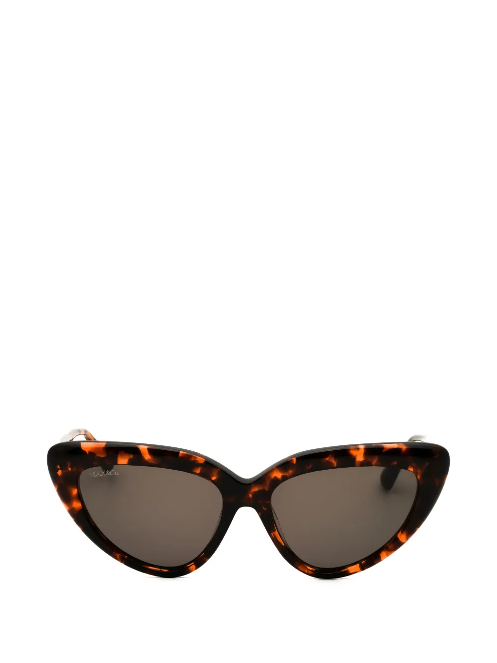 MAX&Co. tortoiseshell-effect cat-eye-frame sunglasses - Marrone