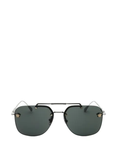 Versace Medusa plaque pilot-frame sunglasses