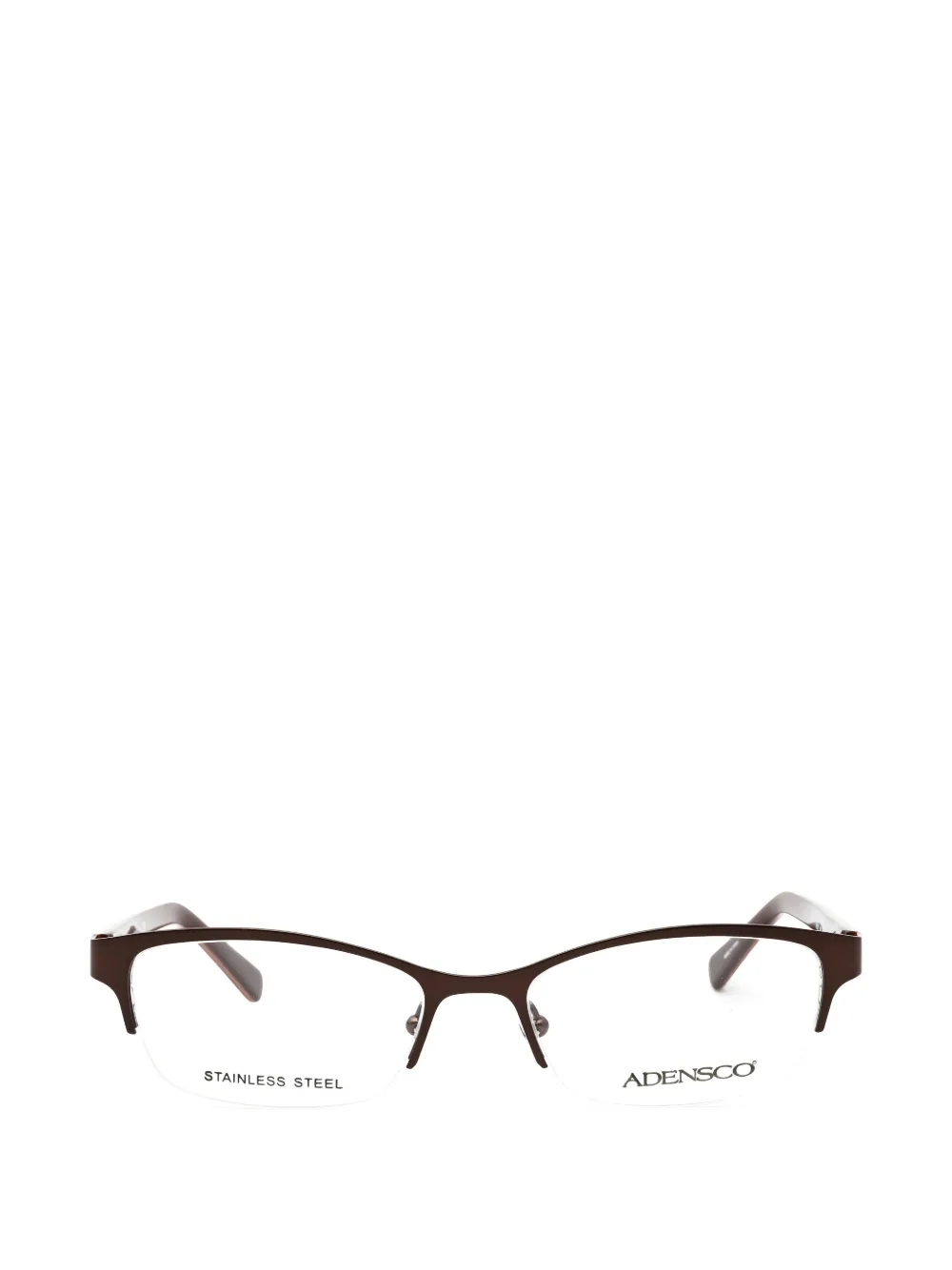 Adensco Rectangle-frame Glasses In Brown