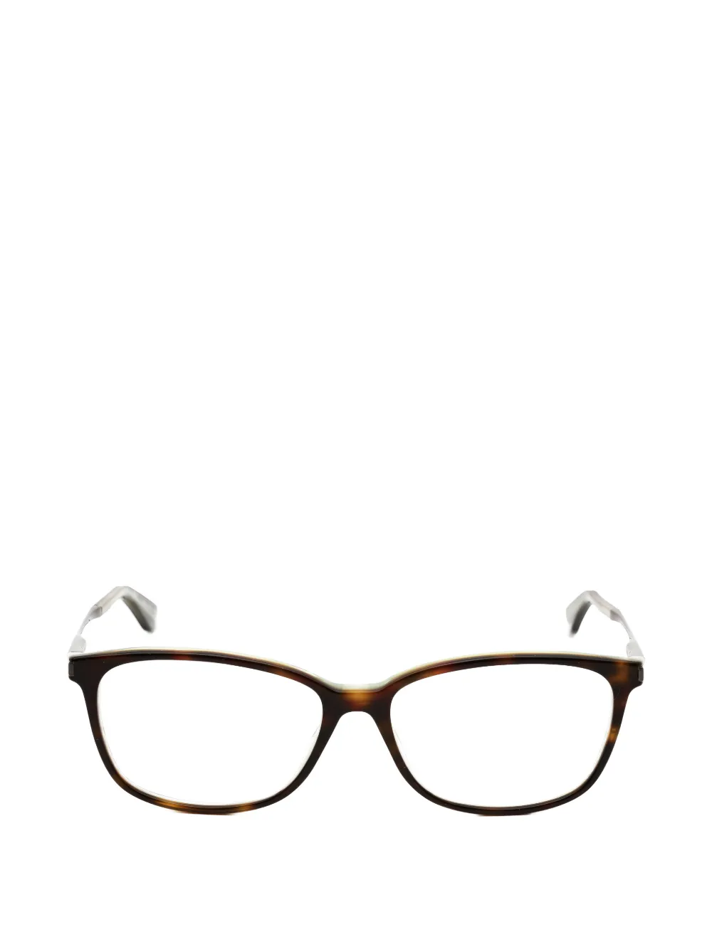 Emozioni tortoiseshell-effect rectangle-frame glasses