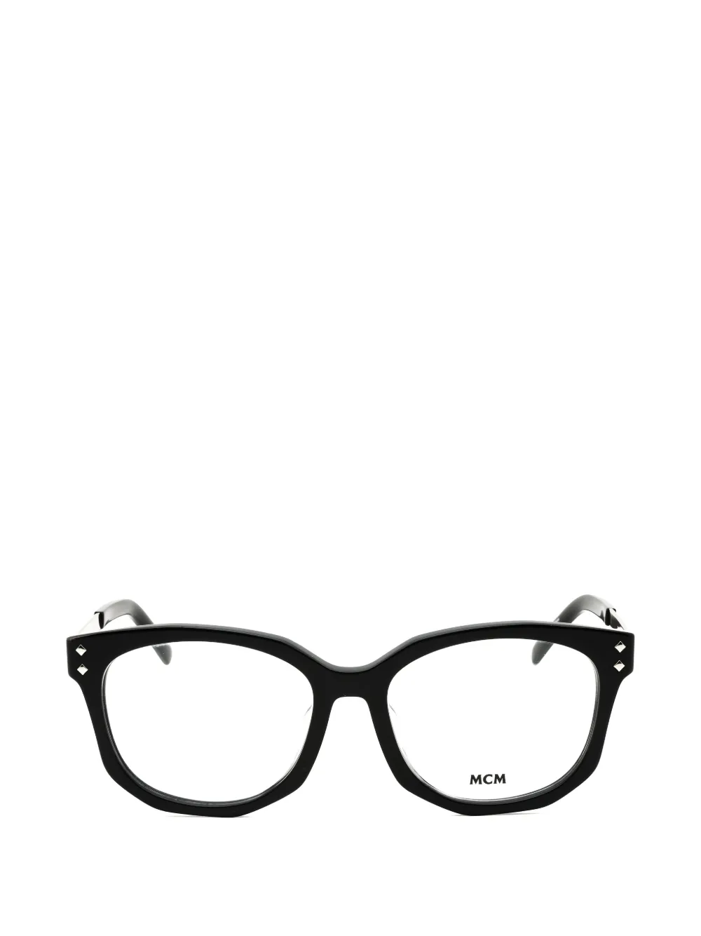 Mcm Geometric-frame Glasses In Black