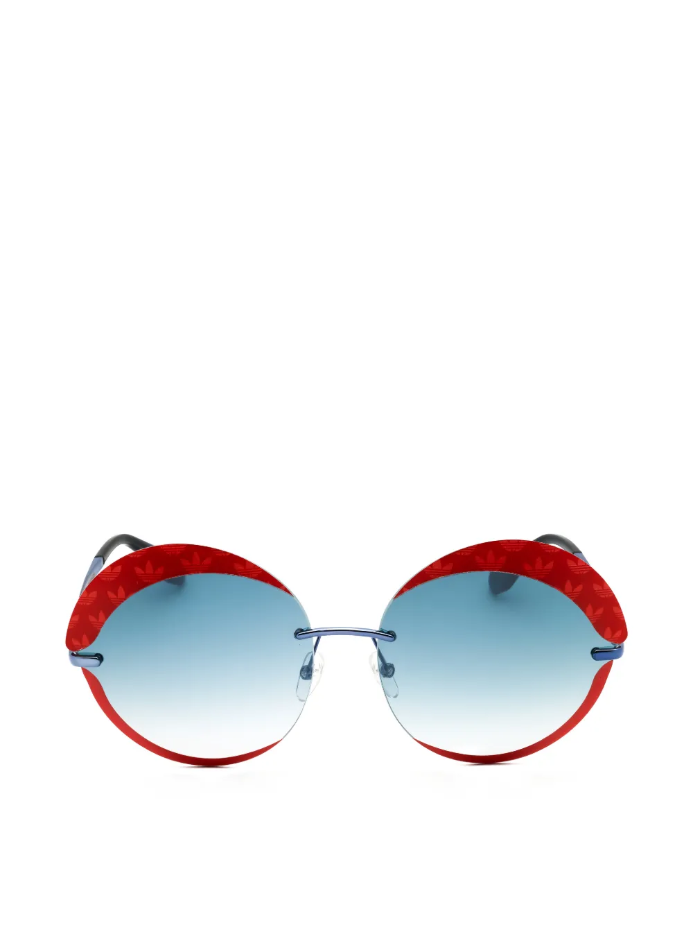 adidas OR0019 round-frame sunglasses - Rosso