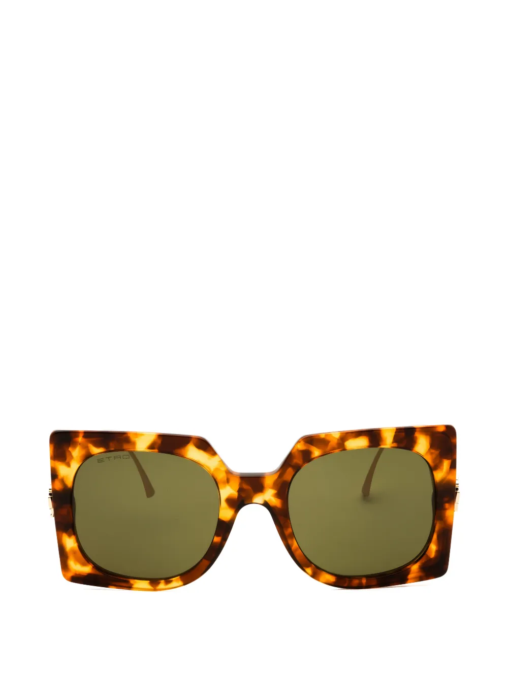 ETRO tortoiseshell-effect square-frame sunglasses
