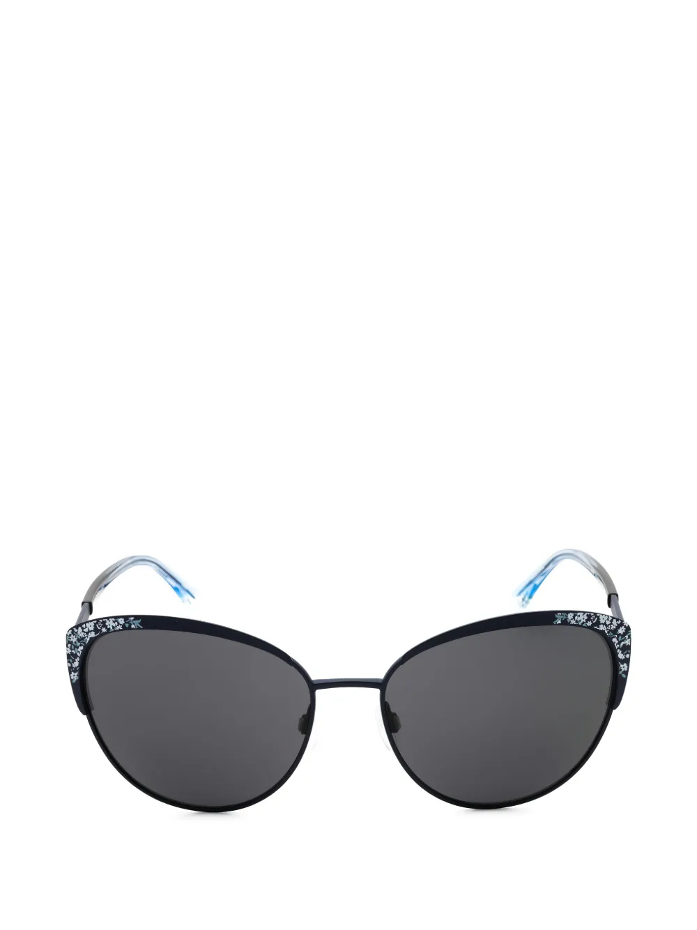Draper James floral-print cat-eye sunglasses - Blu