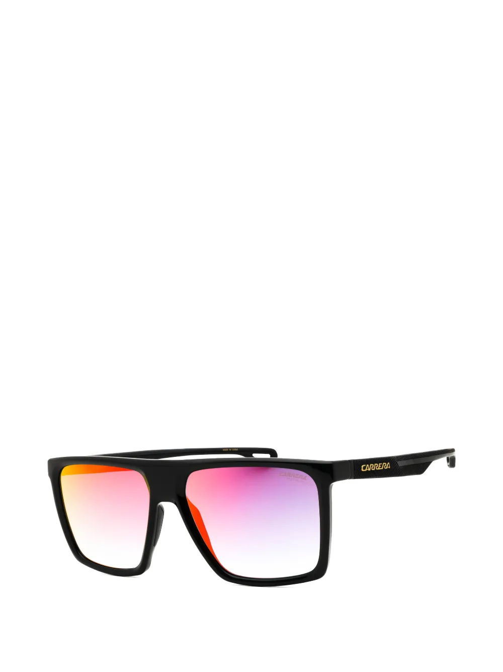 Carrera 4019 S zonnebril met rechthoekig montuur Zwart