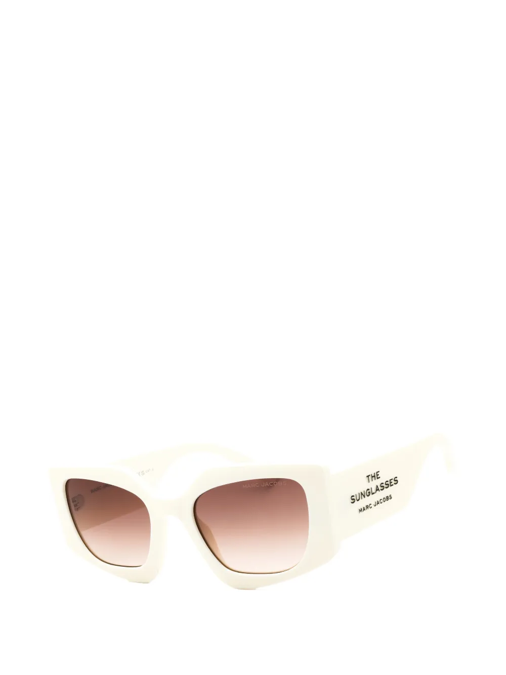 Marc Jacobs Eyewear Zonnebril met logoprint Beige