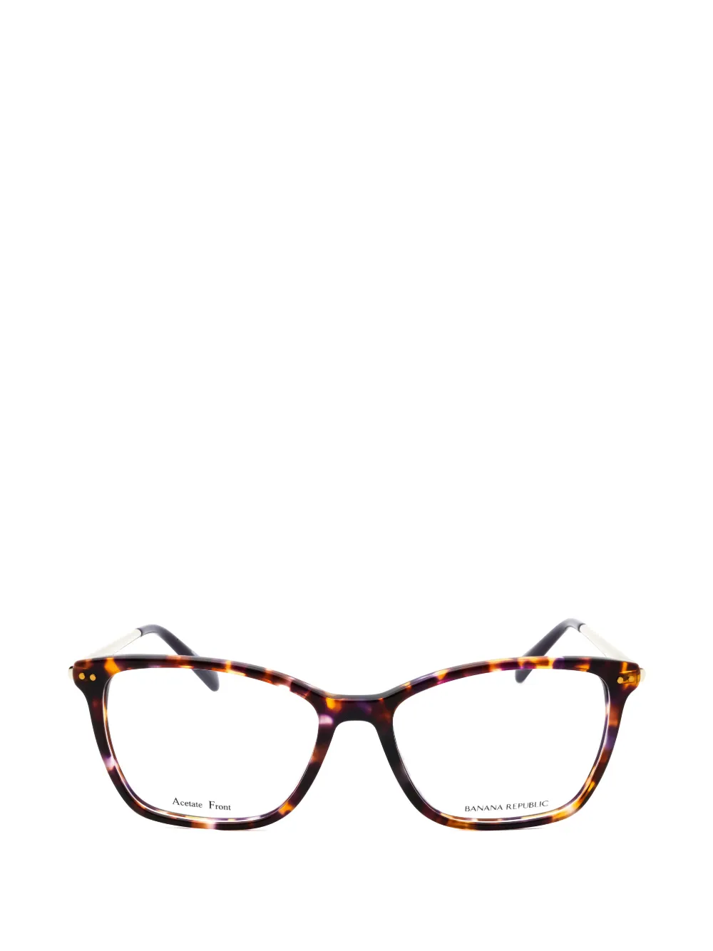 BANANA REPUBLIC tortoiseshell-effect rectangle-frame glasses