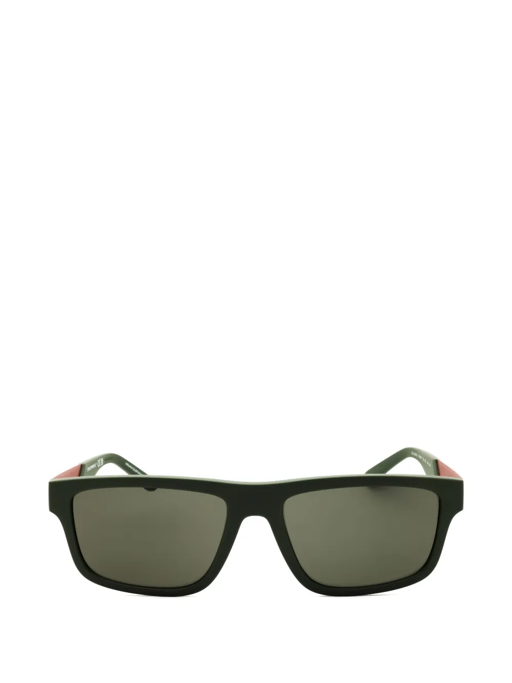 Emporio Armani rectangle-frame sunglasses - Grün