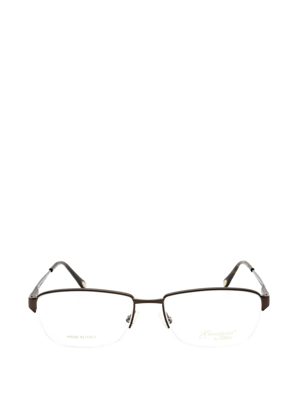 Emozioni Rectangle-frame Glasses In Brown