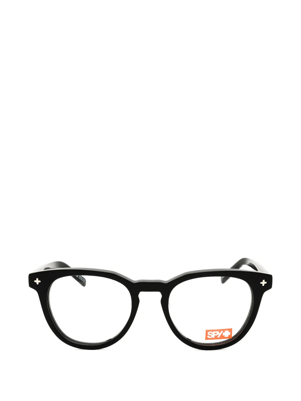 Spy Kaden Small Round-frame Glasses In Black