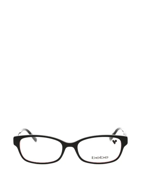 Bebe floral-print rectangle-frame glasses