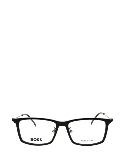 BOSS rectangular-frame glasses