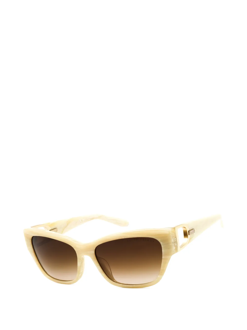 POLO RALPH LAUREN EYEWEAR cat-eye-frame sunglasses Beige