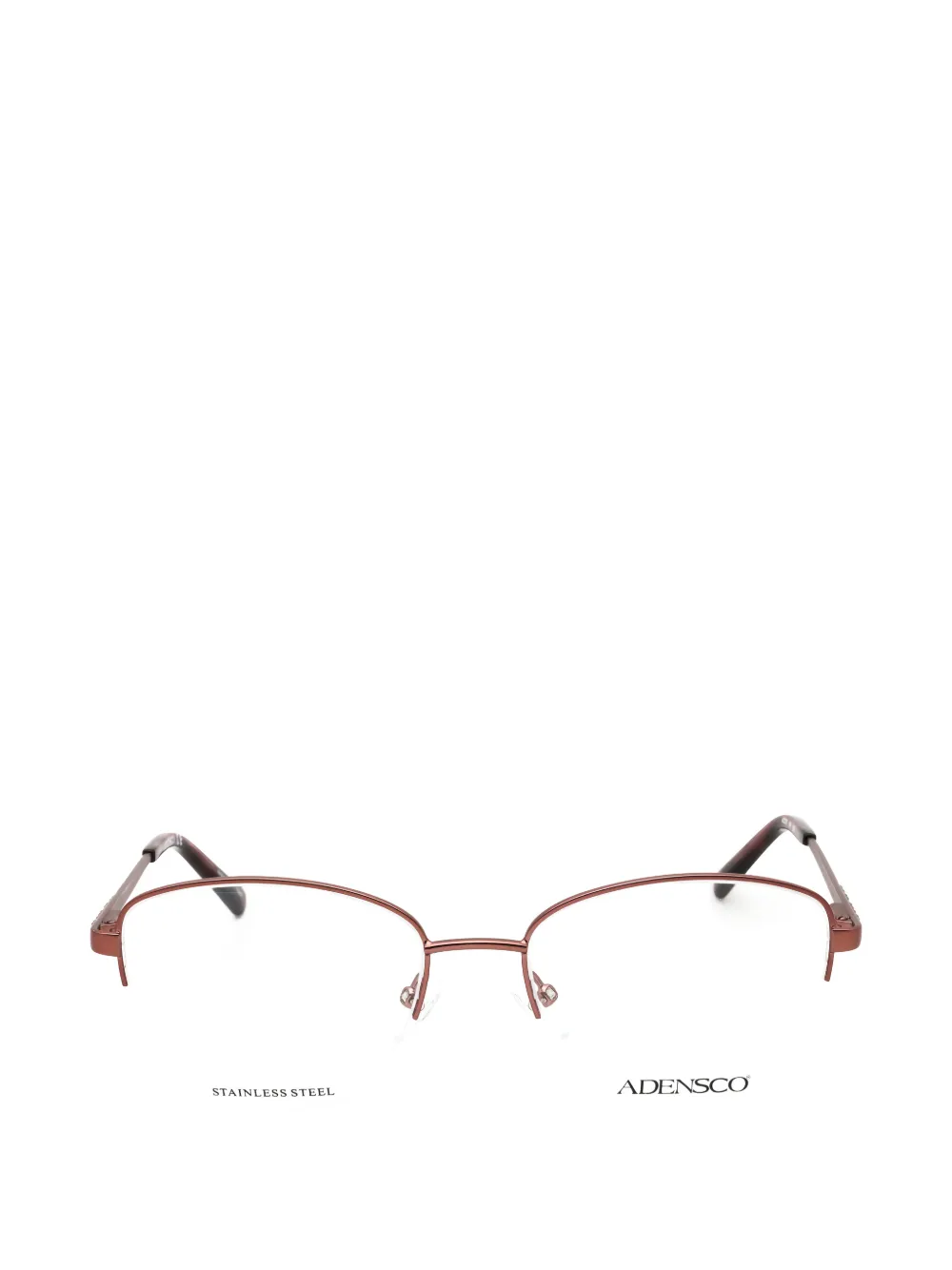 Adensco round-frame glasses - Marrone