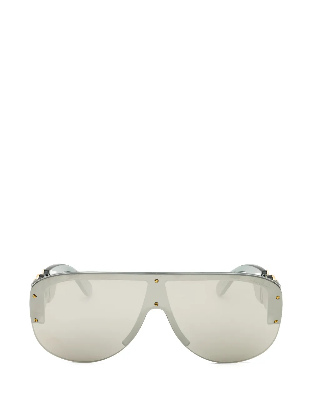 Versace Medusa shield-frame sunglasses