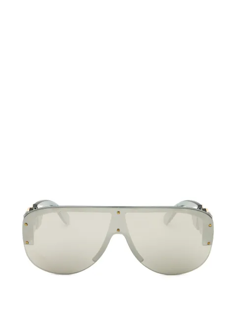 Versace Medusa shield-frame sunglasses
