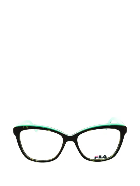 Fila tortoiseshell-effect cat-eye-frame glasses