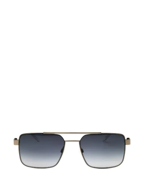 HUGO rectangular-frame double-bridge sunglasses