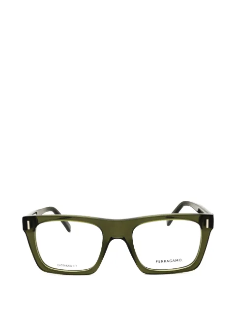 Ferragamo rectangle-frame glasses