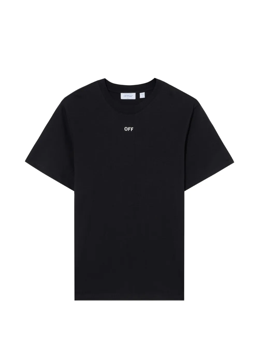 Off-White spray print T-shirt Zwart