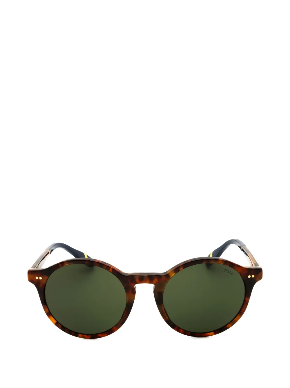 Polo Ralph Lauren round-frame tortoiseshell sunglasses - Marrone