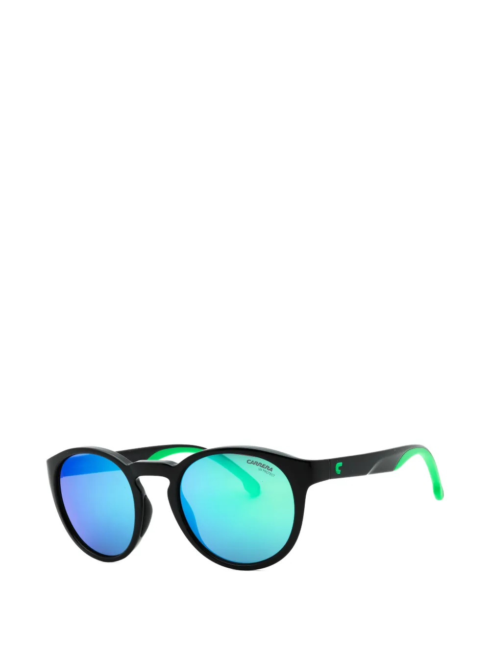 Carrera 8056 S zonnebril met rond montuur Zwart