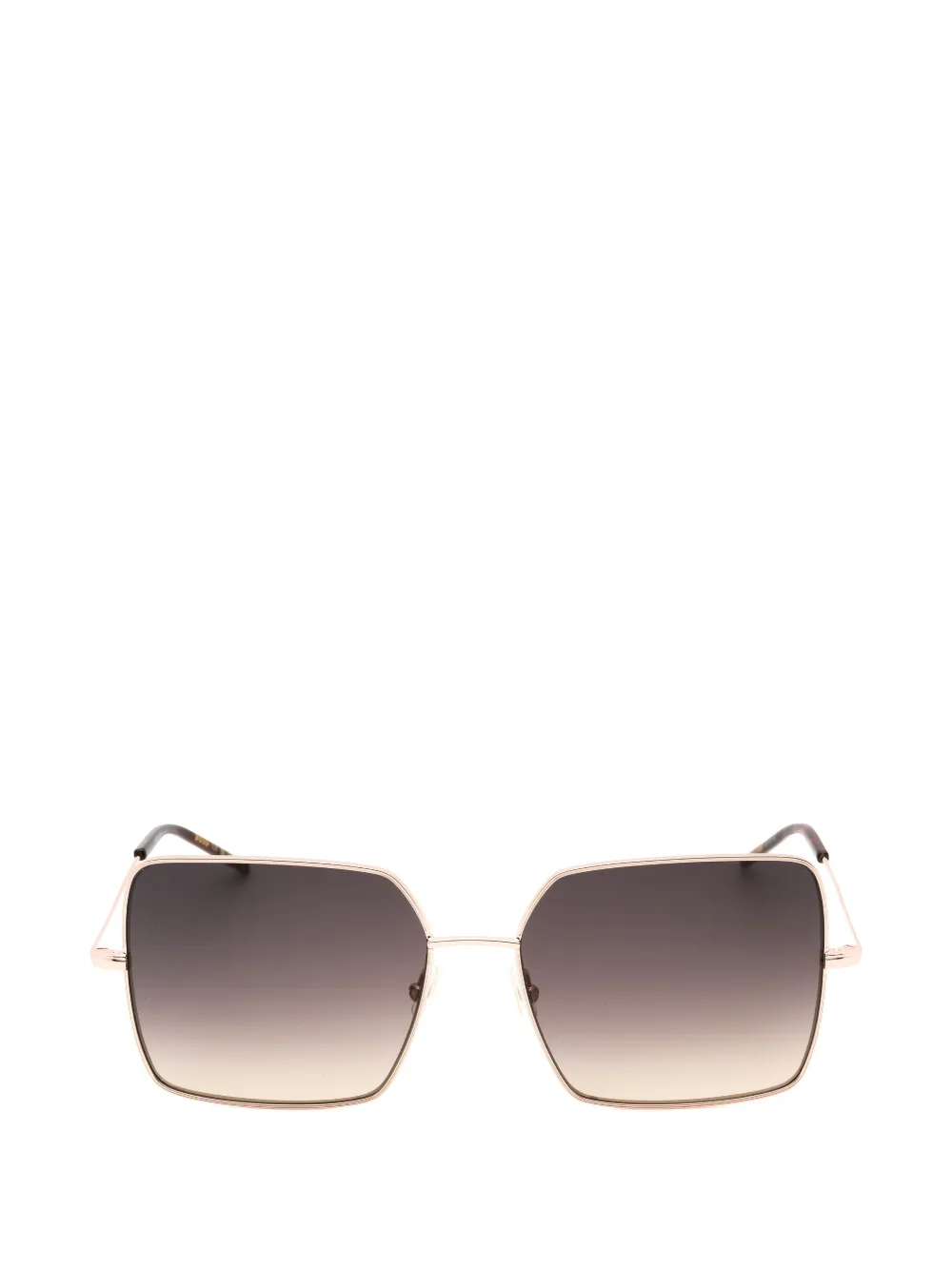 BOSS rectangle-frame sunglasses - Or BOSS rectangle-frame sunglasses - Or