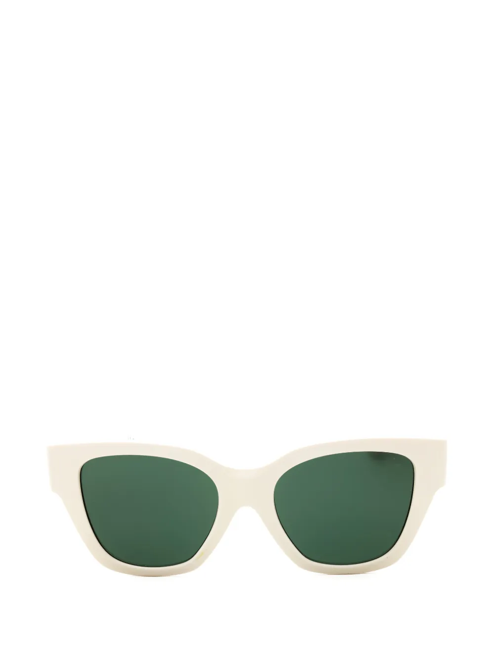 Burberry rectangle-frame sunglasses - Bianco