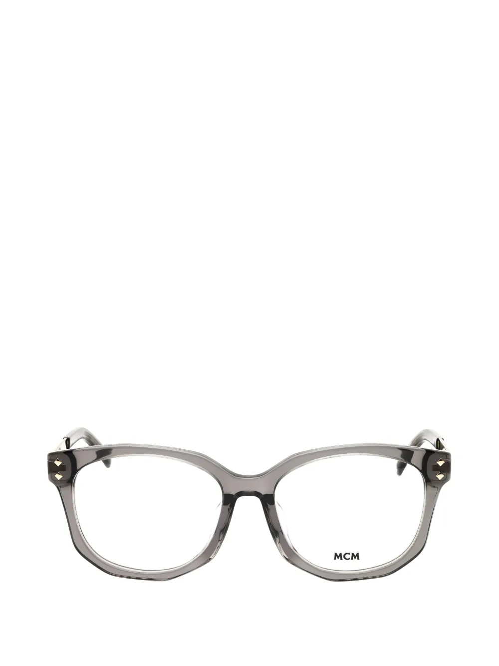 Mcm Geometric-frame Glasses In Grey