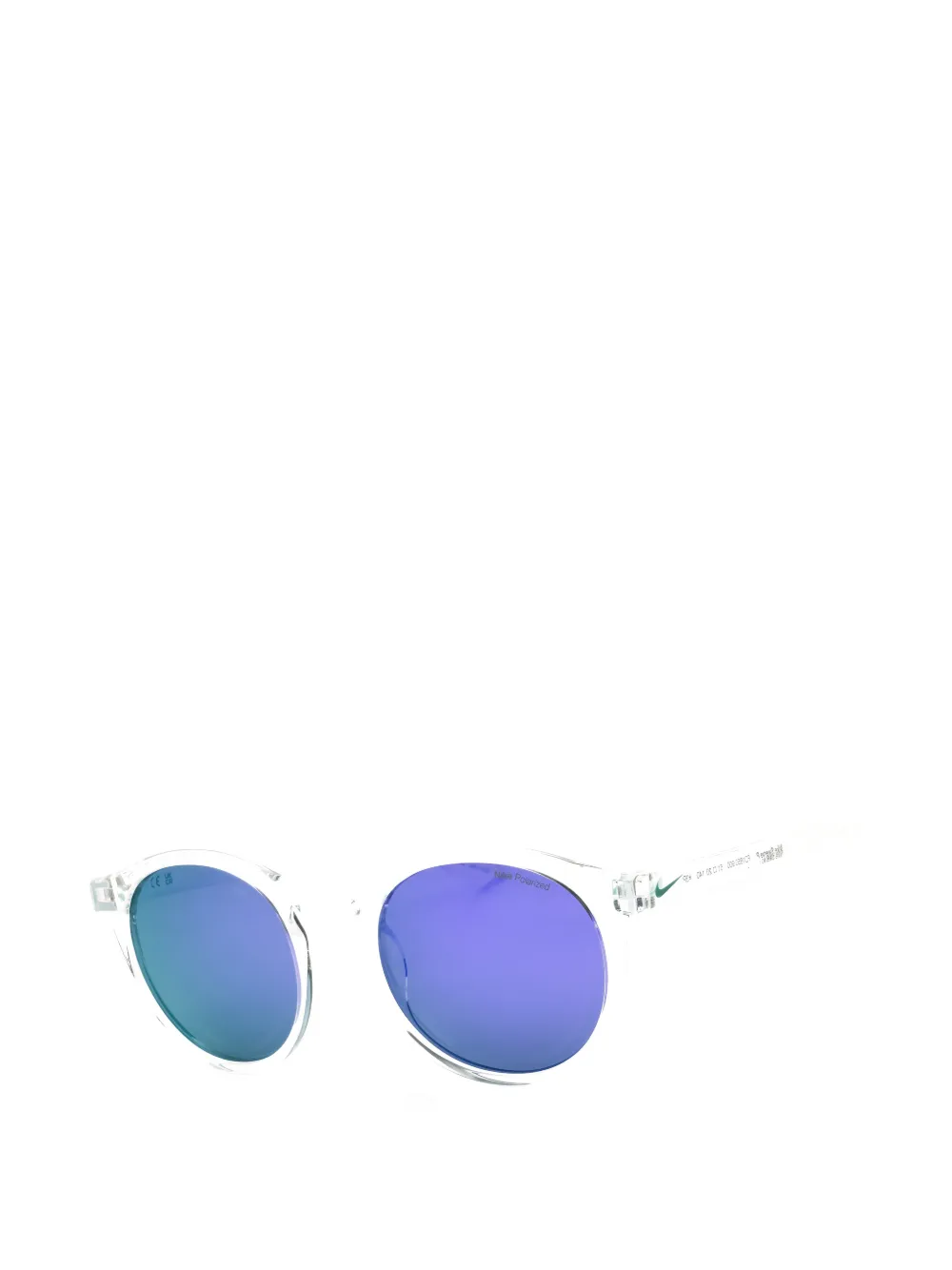 Nike Swerve round-frame sunglasses Beige
