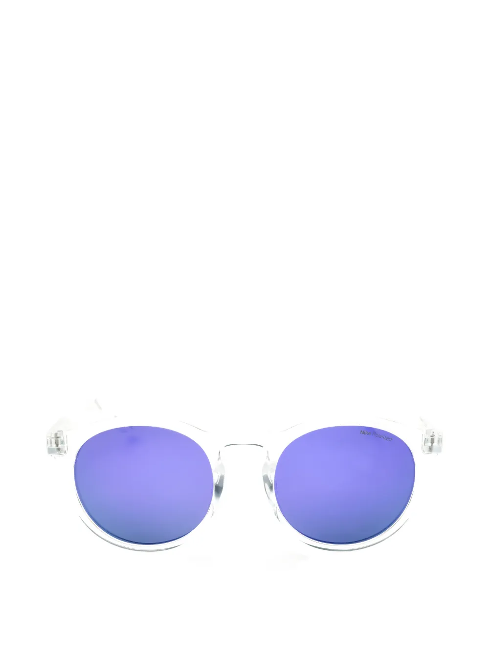 Nike Swerve Round-frame Sunglasses In Neutrals