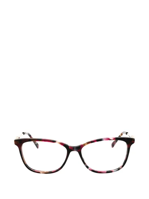 HARLEY-DAVIDSON tortoiseshell-effect rectangle-frame glasses