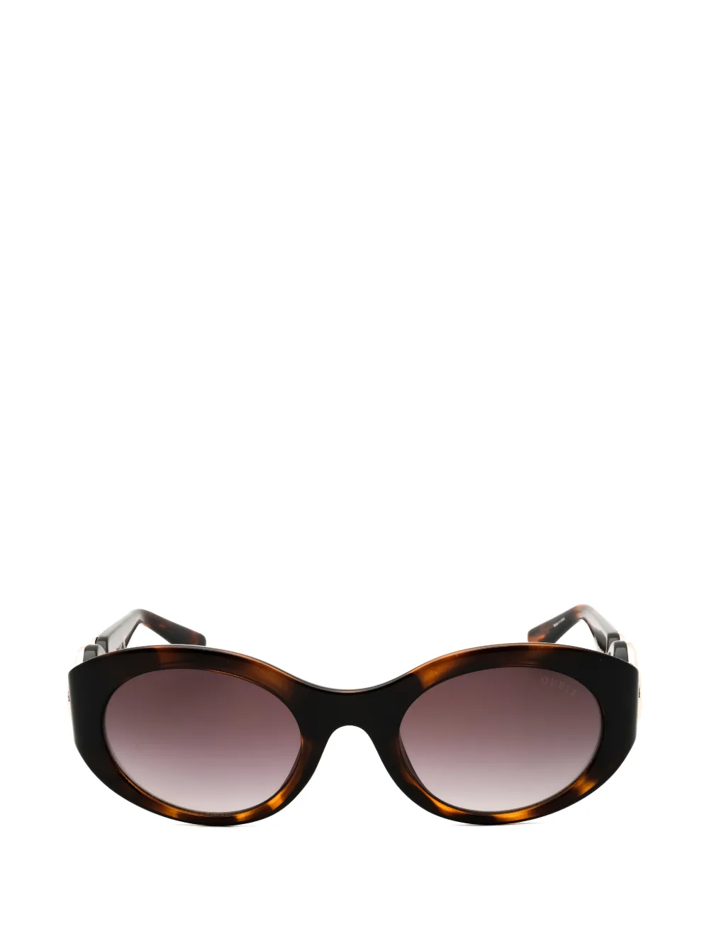 GUESS USA oval-frame sunglasses - Marrone