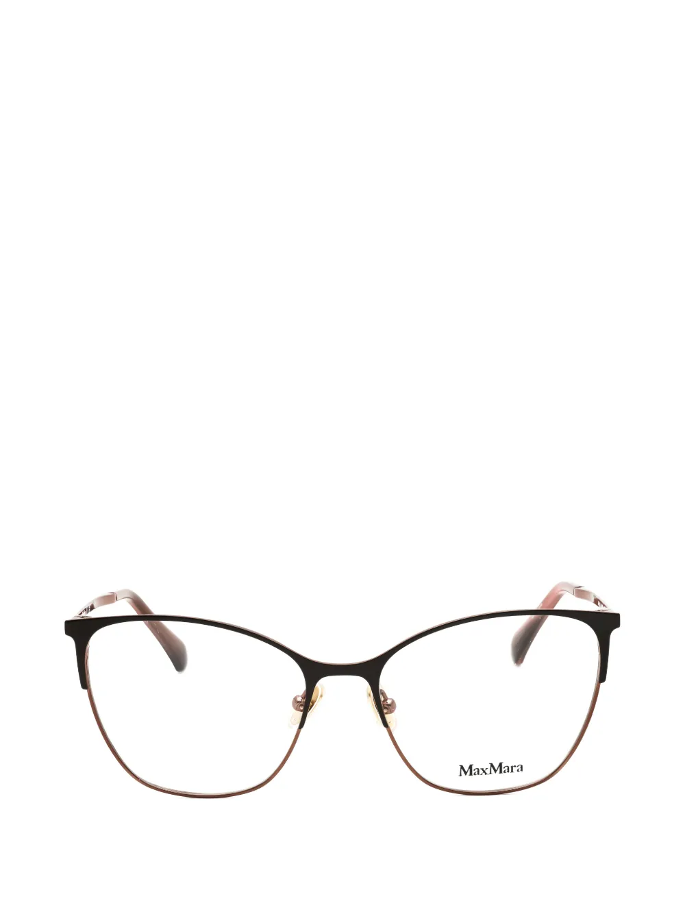 Max Mara Cat-eye Frame Glasses In Brown