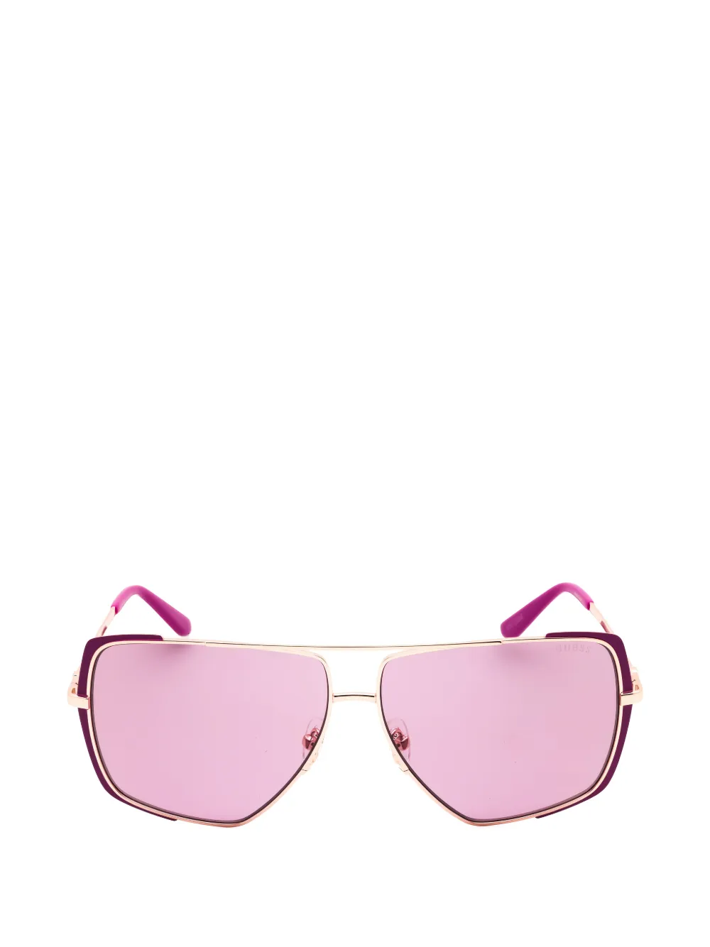 GUESS USA oversized geometric-frame sunglasses
