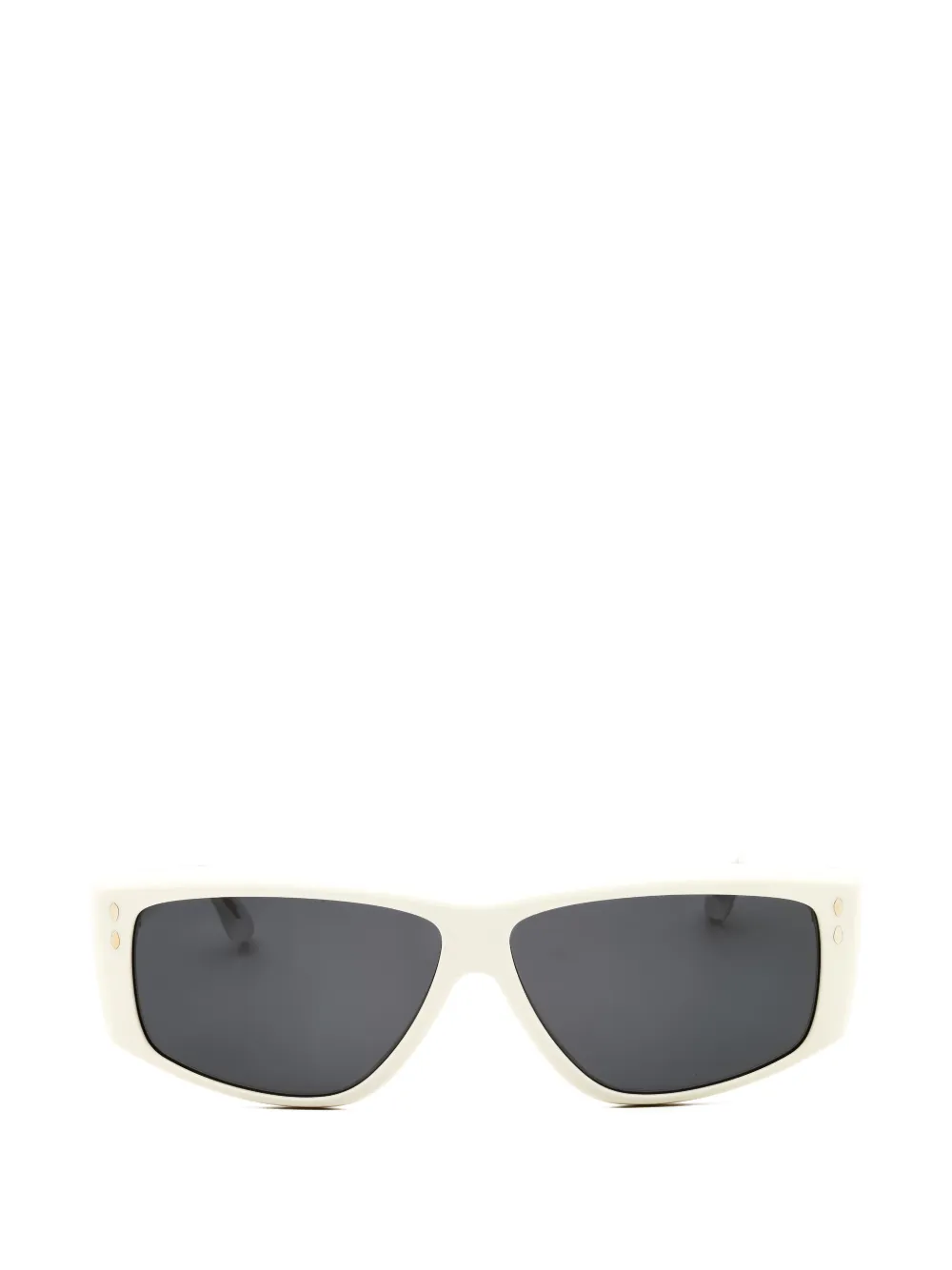 ISABEL MARANT rectangle-frame sunglasses - Bianco