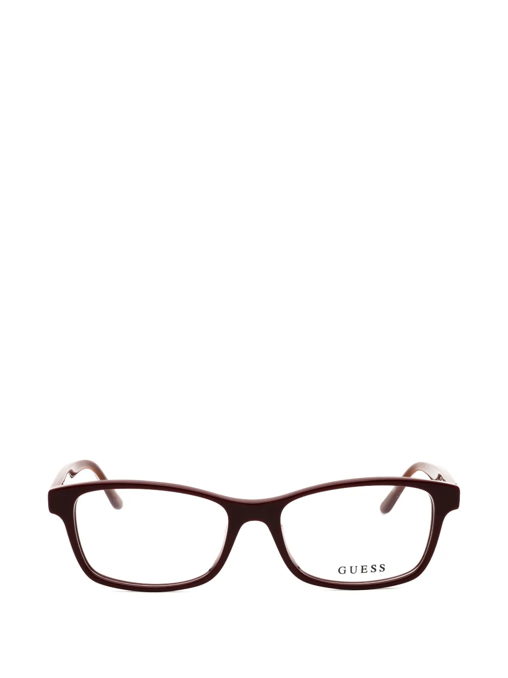 GUESS USA rectangle-frame glasses - Rosso