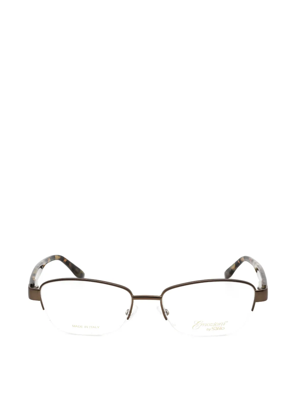 Emozioni Oval-frame Glasses In Brown
