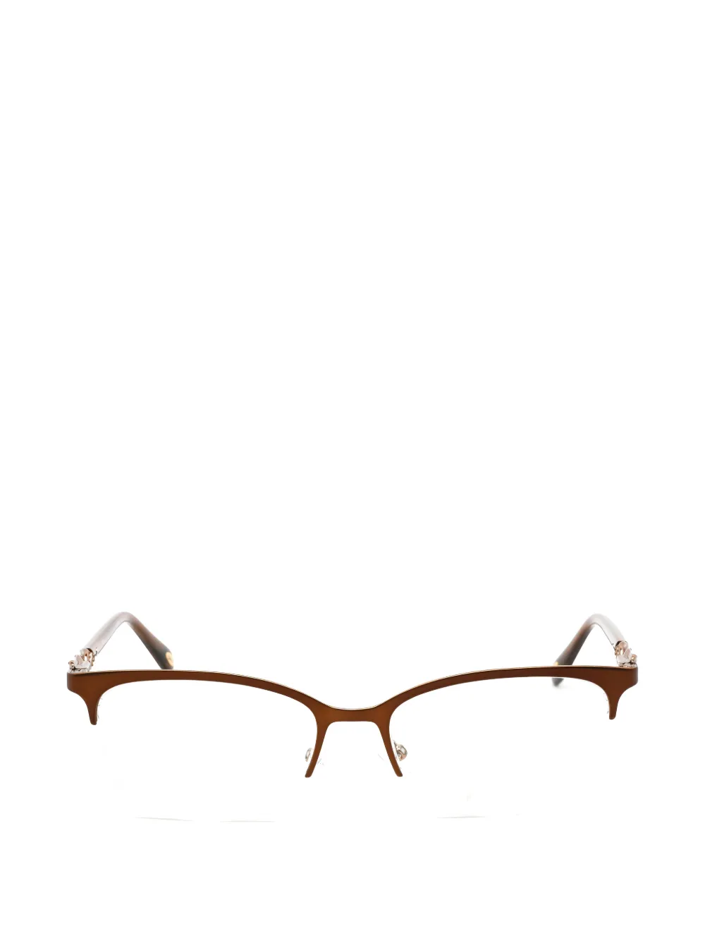 Emozioni Rectangle-frame Glasses In Brown