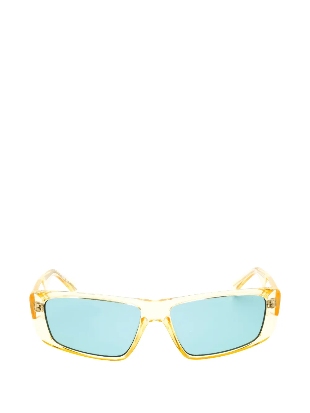 GUESS EYEWEAR rectangle-frame sunglasses - Giallo