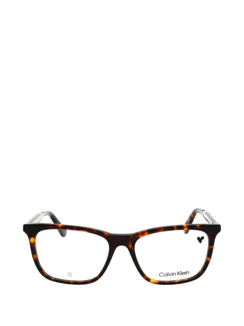 Calvin Klein tortoiseshell-effect glasses
