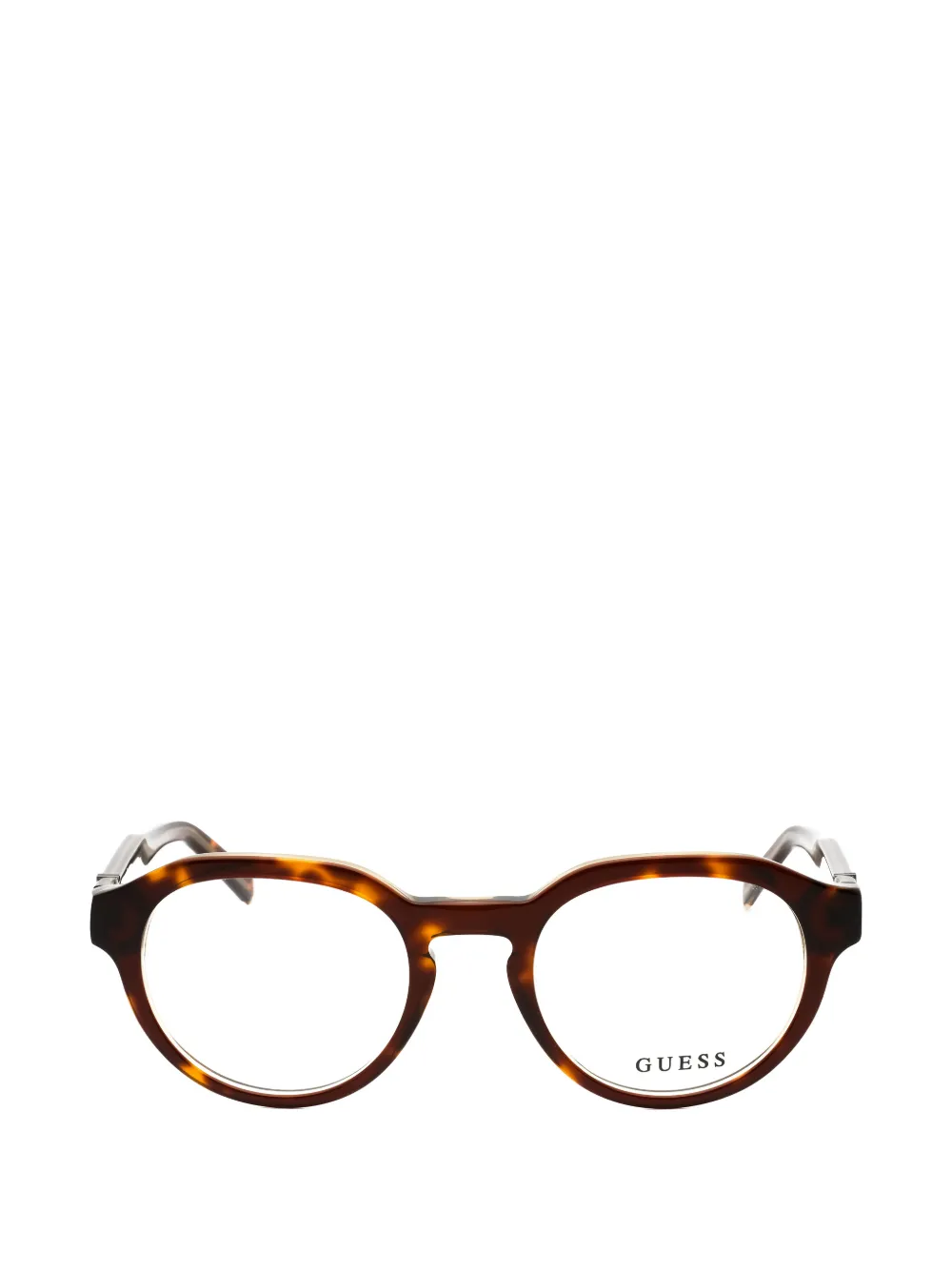 GUESS USA round-frame tortoiseshell glasses