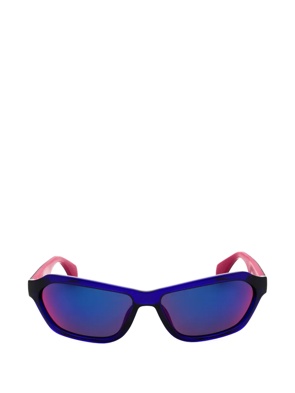 adidas rectangle-frame sunglasses - Blu